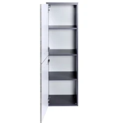 FlorentBadezimmer : Spiegelschrank, Waschtischschrank, Säulenschrank, Ablageschrank - Eiche grau