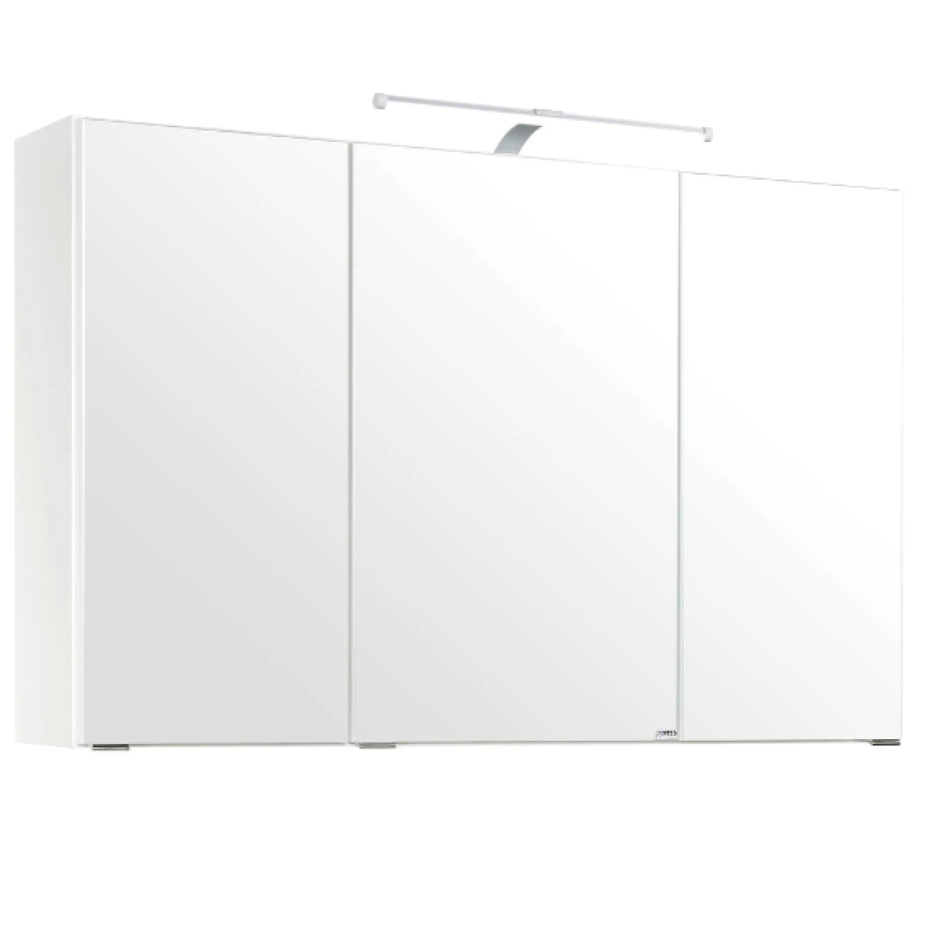 FlorentBadezimmer : Säulenschrank, Spiegelschrank, Waschbeckenschrank - Hochglanz weiß