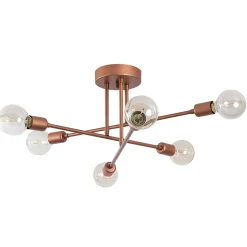 Flower Kronleuchter | METALLGEHÄUSE | Kupfer