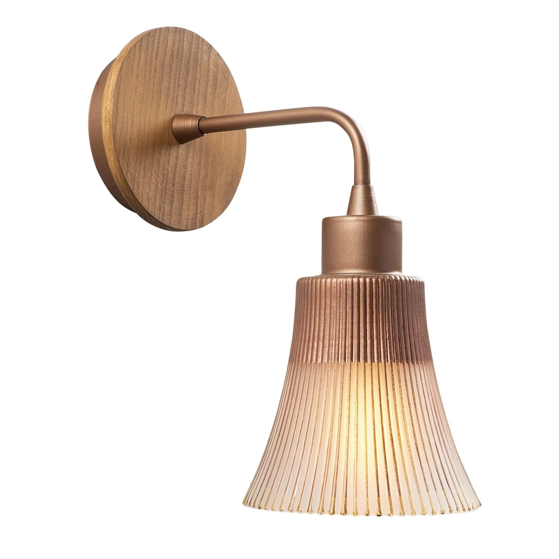 Foca Wandleuchte | METALLGEHÄUSE | Kupfer