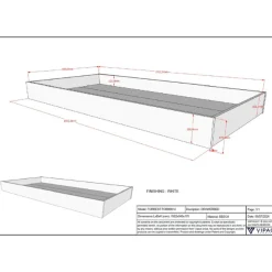 Forrest Hausbett 90x200 mit Rollbett, herunterklappbarem Schutzgitter und Bettzelt - weiß/rosa