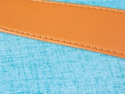 Fußhocker Dilia mit Stauraum - blau