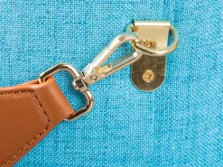 Fußhocker Dilia mit Stauraum - blau