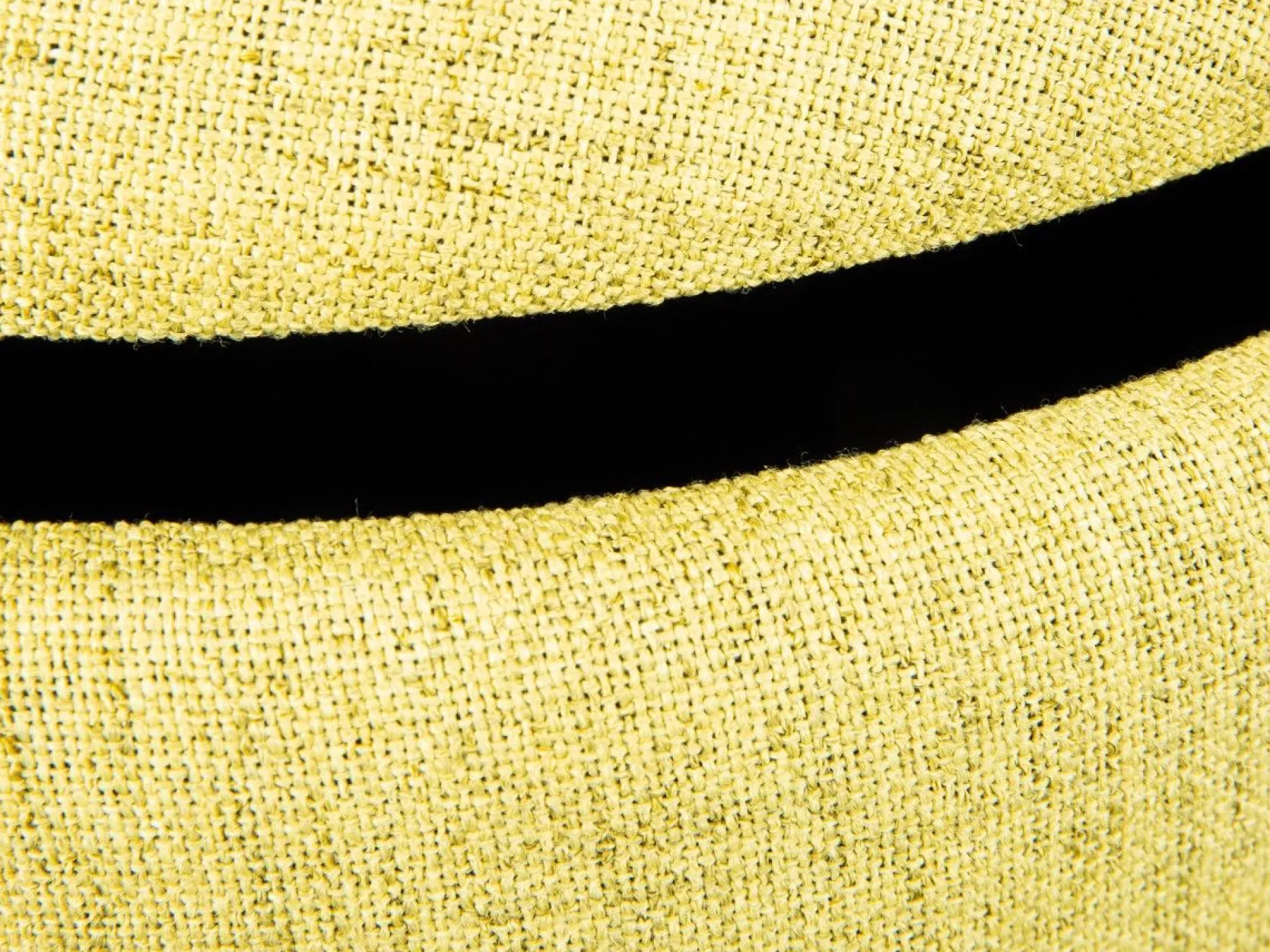 Fußhocker Dilia mit Stauraum - gelb-grün