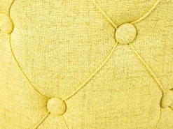 Fußhocker mit Deckel Yapak gepolstert - gelb-grün