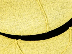 Fußhocker mit Deckel Yapak gepolstert - gelb-grün