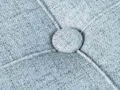 Fußhocker mit Deckel Yapak gepolstert - grau