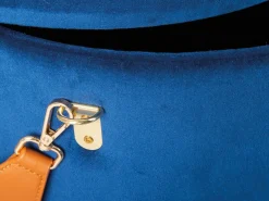 Fußhocker Papua mit Deckel - blau