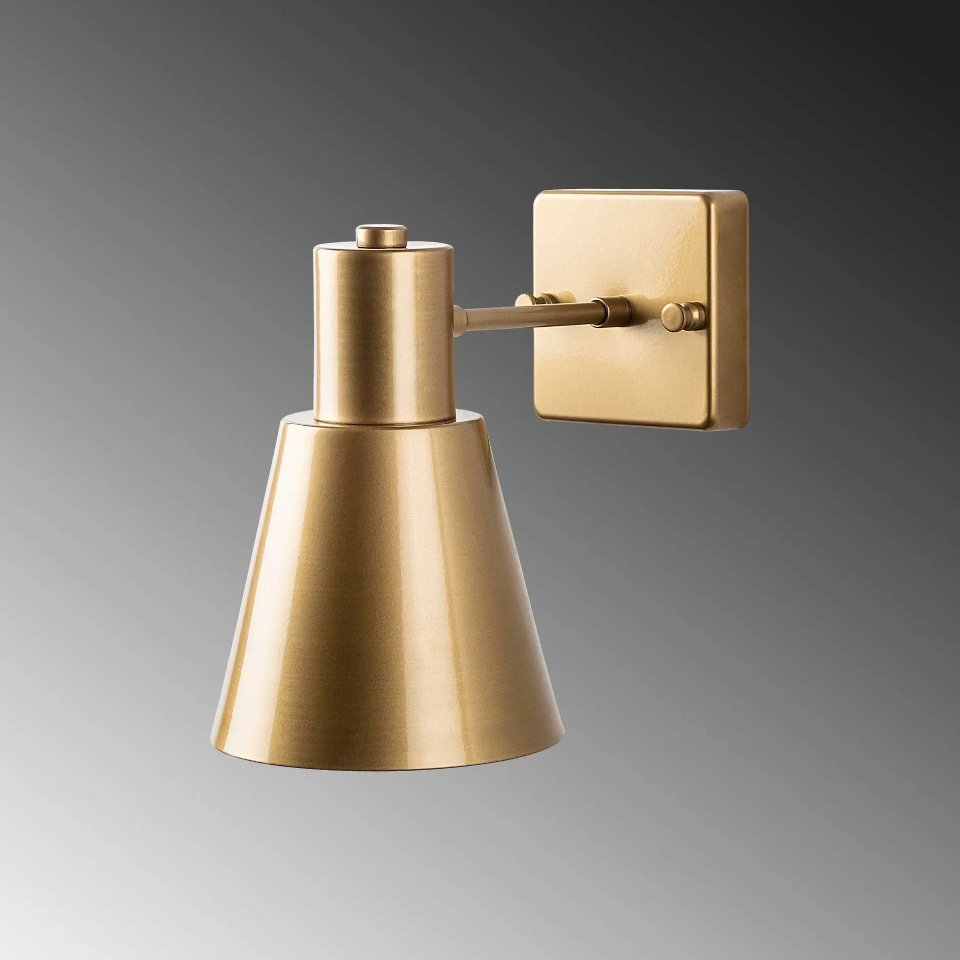 Funnel Wandleuchte | METALLGEHÄUSE | Gold