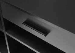 Gaming-Schreibtisch Tudi inkl. Beleuchtung - schwarz