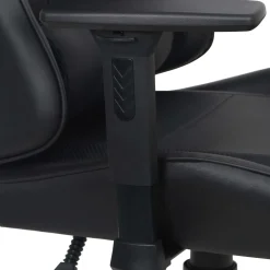 Gaming Stuhl Fastlane - verstellbar - schwarzes Kunstleder