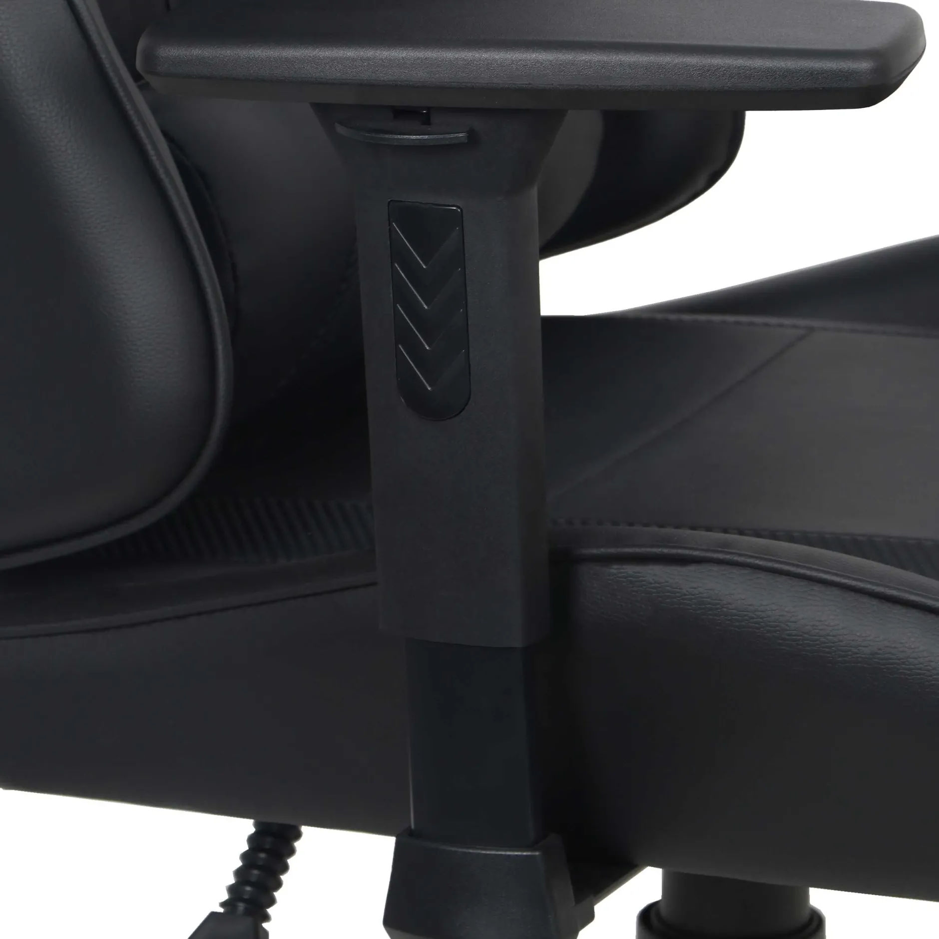 Gaming Stuhl Fastlane - verstellbar - schwarzes Kunstleder