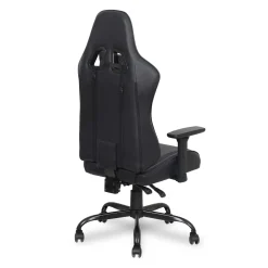 Gaming Stuhl Fastlane - verstellbar - schwarzes Kunstleder