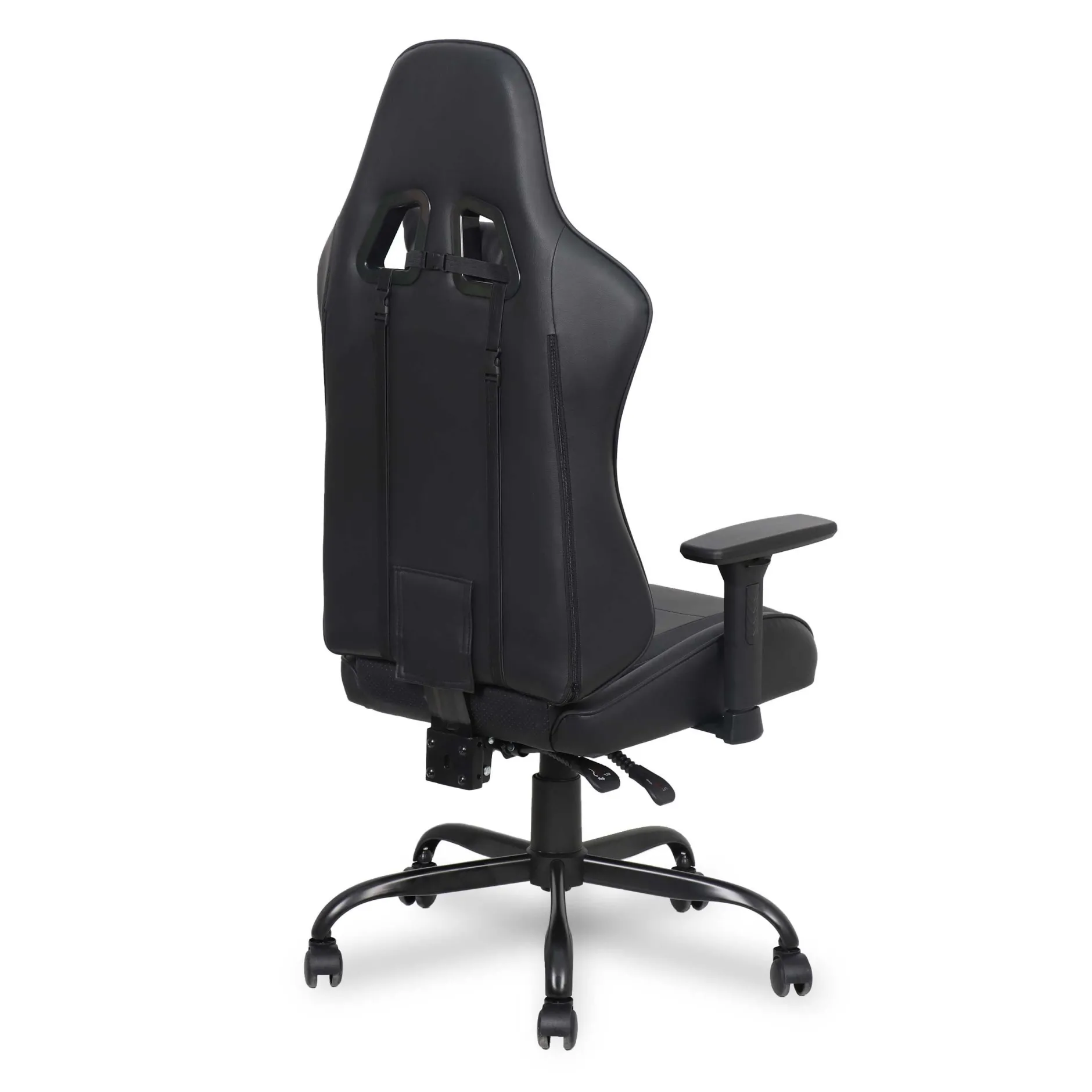 Gaming Stuhl Fastlane - verstellbar - schwarzes Kunstleder