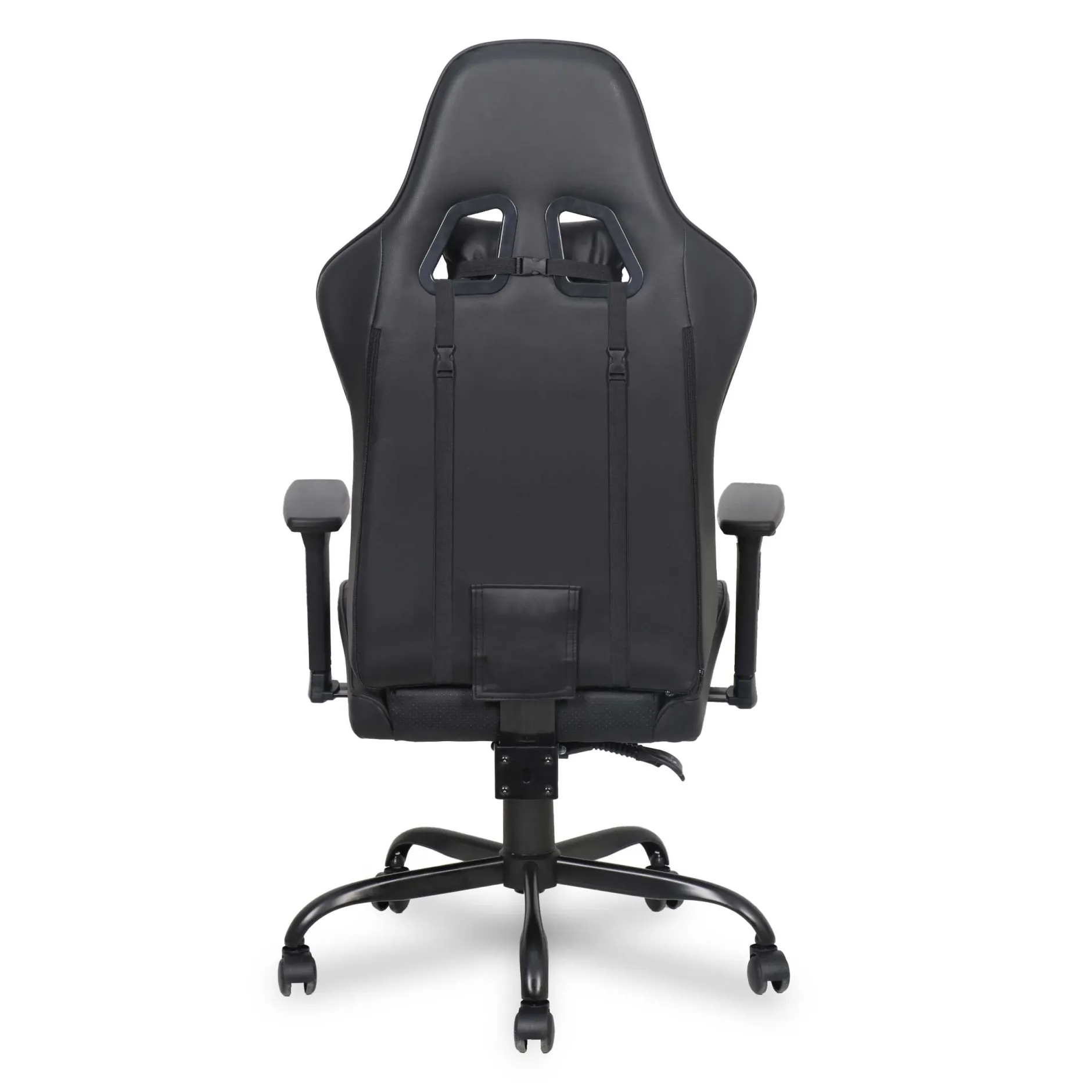 Gaming Stuhl Fastlane - verstellbar - schwarzes Kunstleder