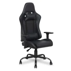 Gaming Stuhl Fastlane - verstellbar - schwarzes Kunstleder