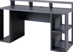 Gaming-Tisch Match Point | 160 x 91 x 76,5 cm | Farbe: Anthrazit | Mit Ablagefläche