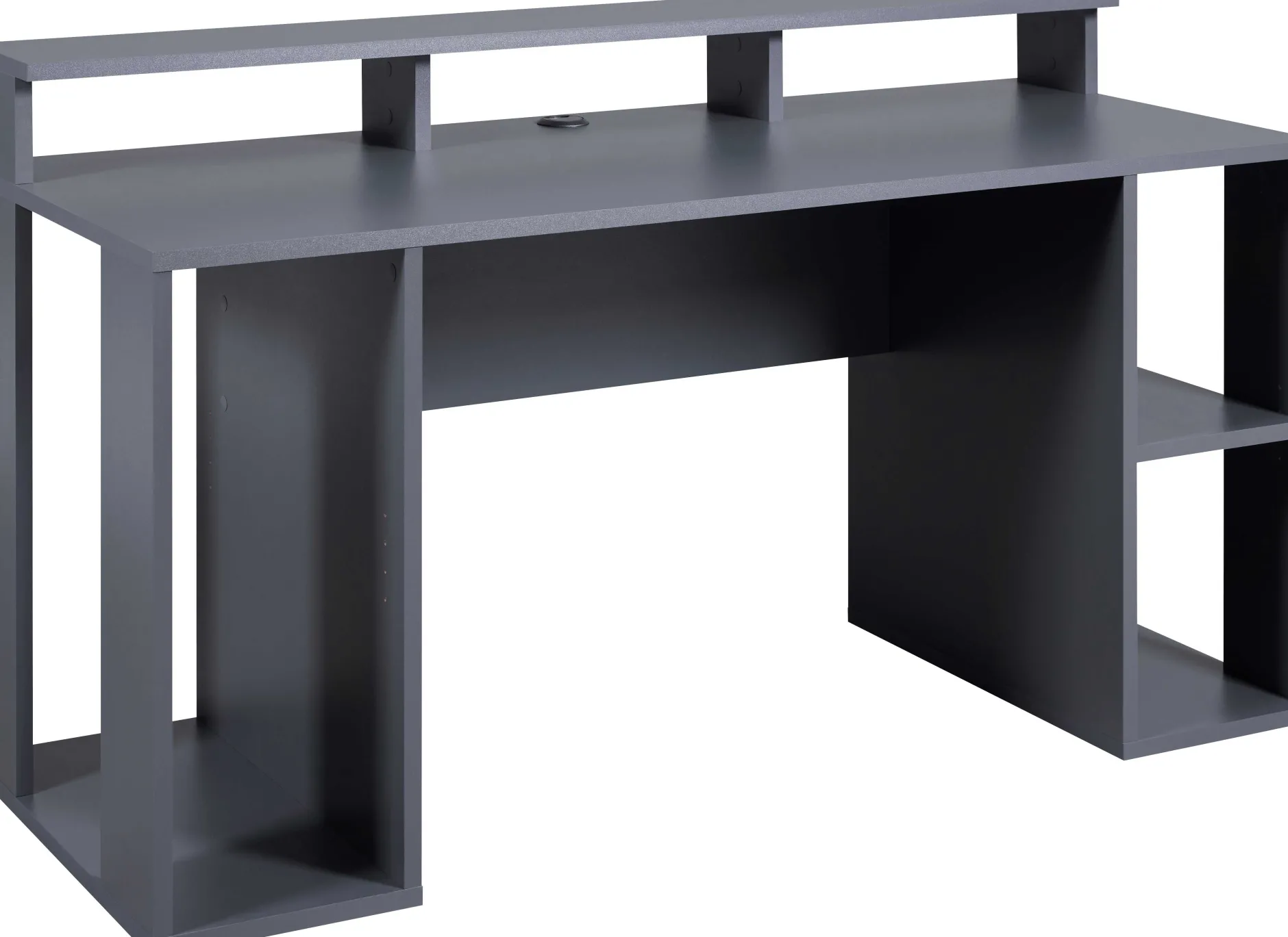 Gaming-Tisch Match Point | 160 x 91 x 76,5 cm | Farbe: Anthrazit | Mit Ablagefläche