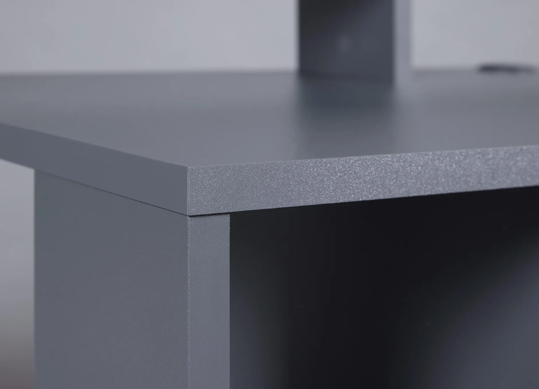 Gaming-Tisch Match Point | 160 x 91 x 76,5 cm | Farbe: Anthrazit | Mit Ablagefläche