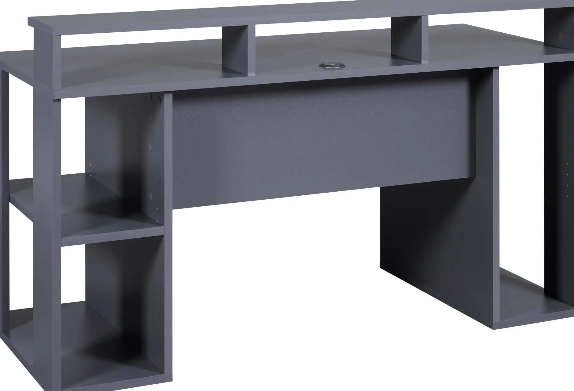 Gaming-Tisch Match Point | 160 x 91 x 76,5 cm | Farbe: Anthrazit | Mit Ablagefläche