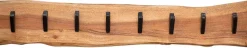 Garderobe Avery 8 haken industrial - akazienholz