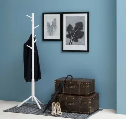 Garderobe Hannover - weiß lackiertes Holz