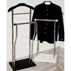 Garderobenständer | 45 x 30 x 110 cm | Schwarz
