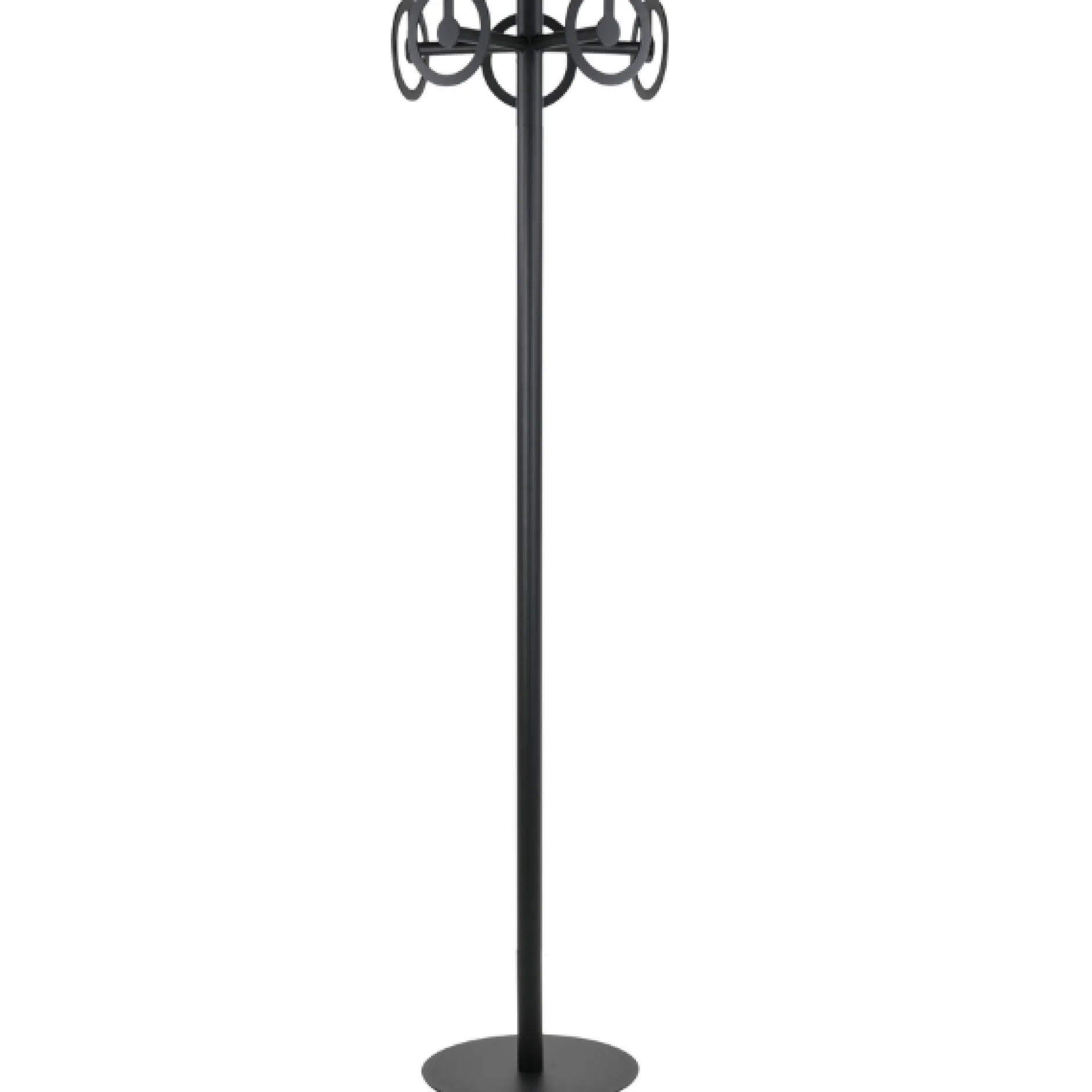 Garderobe Rad 5 Haken-schwarz