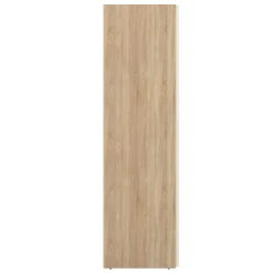 Garderobe Spike 123/160cm mit Vorhang - Eiche/Ecru