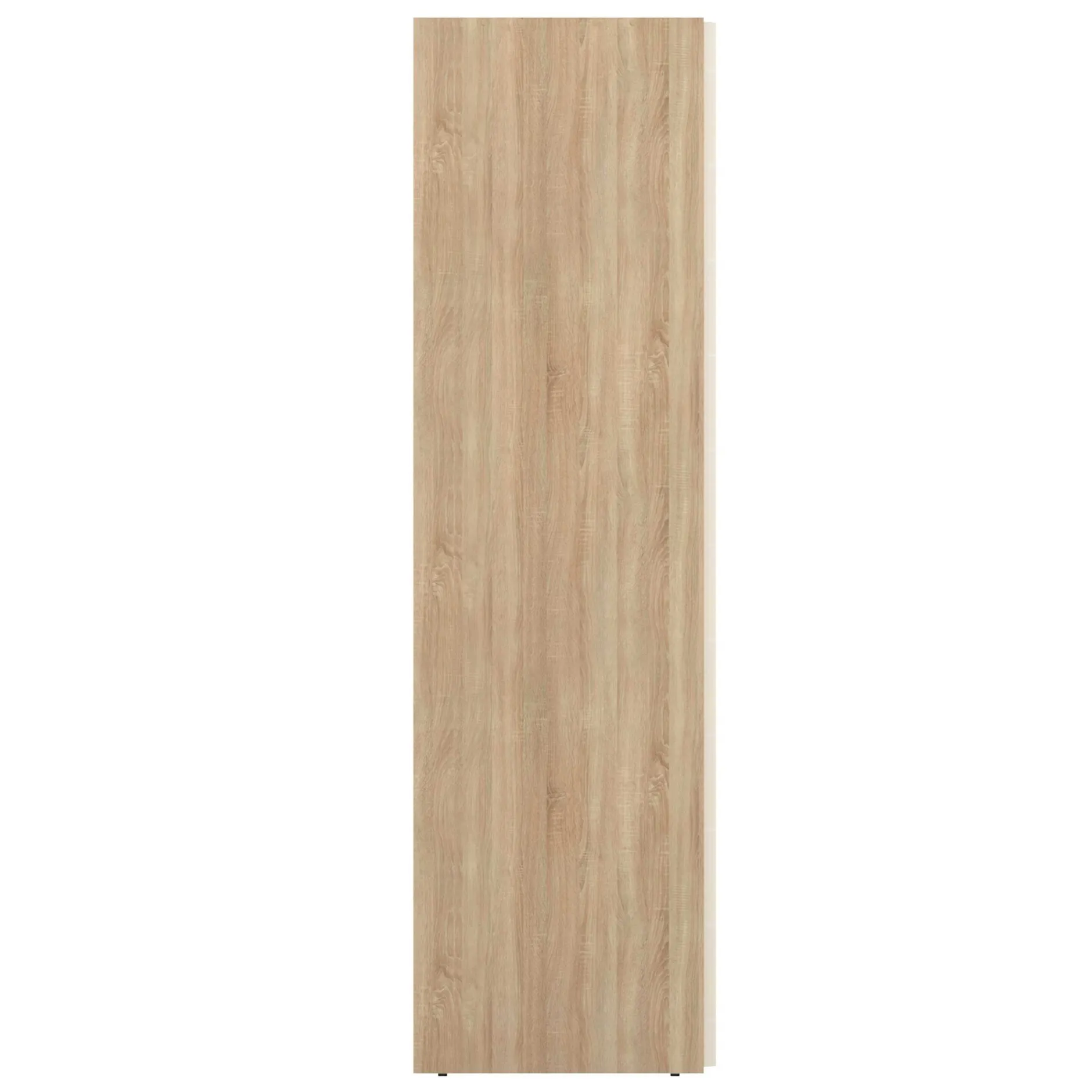 Garderobe Spike 123/160cm mit Vorhang - Eiche/Ecru