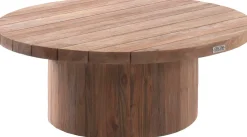 Garten Couchtisch Noah Gescova - Teakholz - Ø92 x 34 cm - Braun
