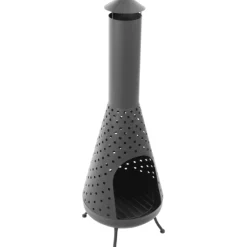 Gartenfeuer Nafi 35x108cm Stahl - schwarz
