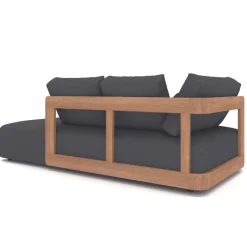 Gartenliege Raphael gescova - Textilene - 100x208x58 cm - Schwarz