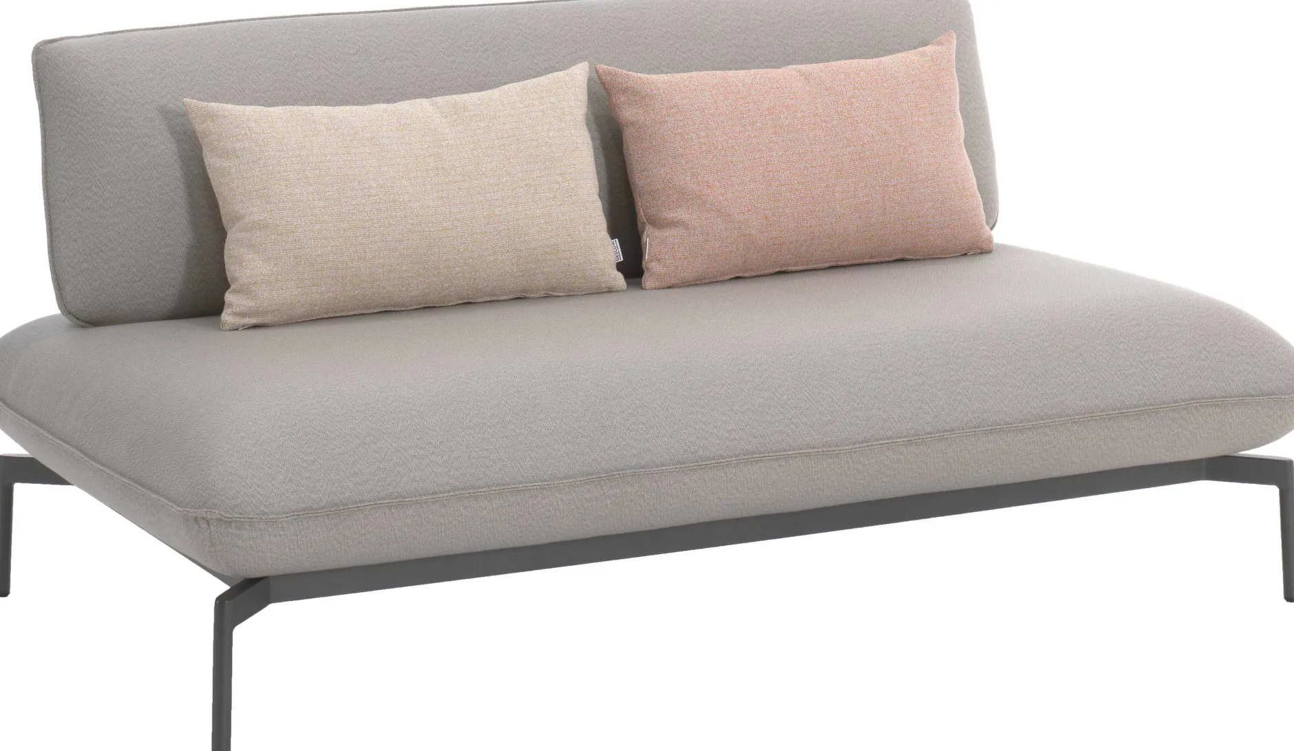 Garten-Lounge-Set Todo Gescova - Hellgrau - Textileen