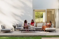Garten-Lounge-Set Todo Gescova - Hellgrau - Textileen