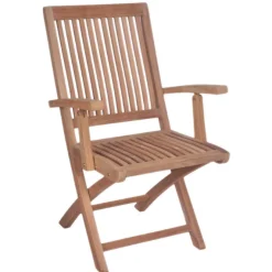 Gartenstuhl Elizabeth Gescova - Klappbar Teakholz Braun