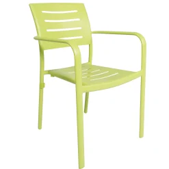 Gartenstuhl Honoré Parisot - Aluminium - 56x58x80 cm - Limette