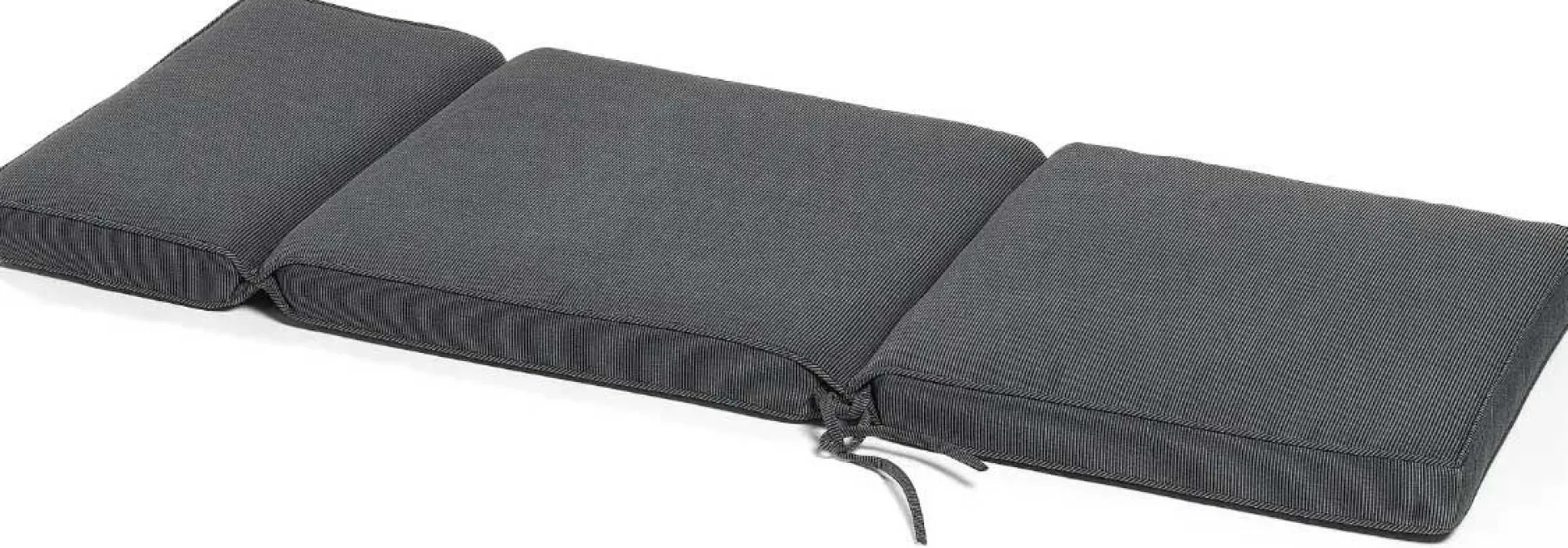 Gartenstuhl Kissen gescova - Textil - 121,5x49x7 cm - Anthrazit