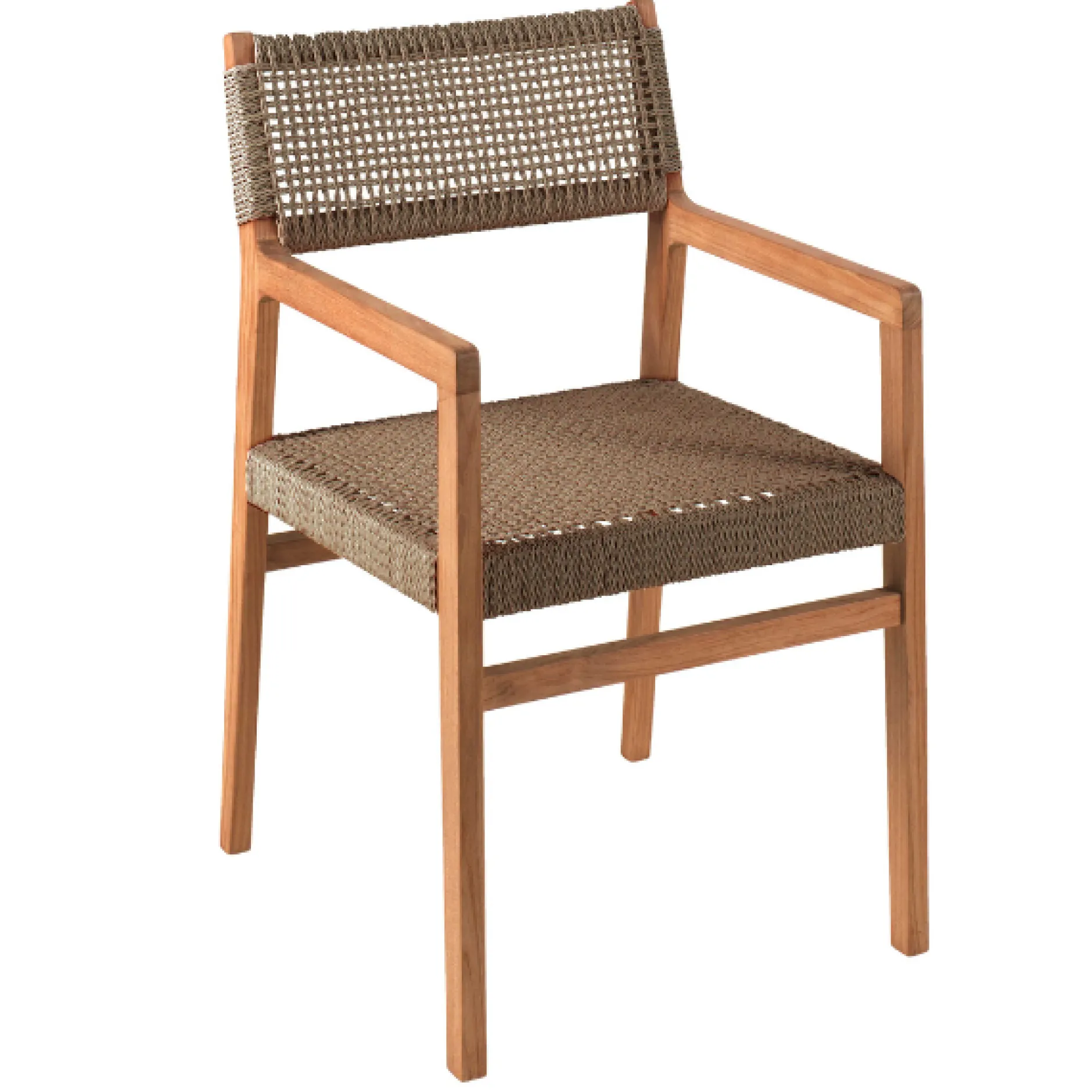 Gartenstuhl Luna Gescova – Teakholz Braun 50x55x82 cm