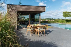 Gartenstuhl Makassar Gescova - Massives Teakholz - Braun