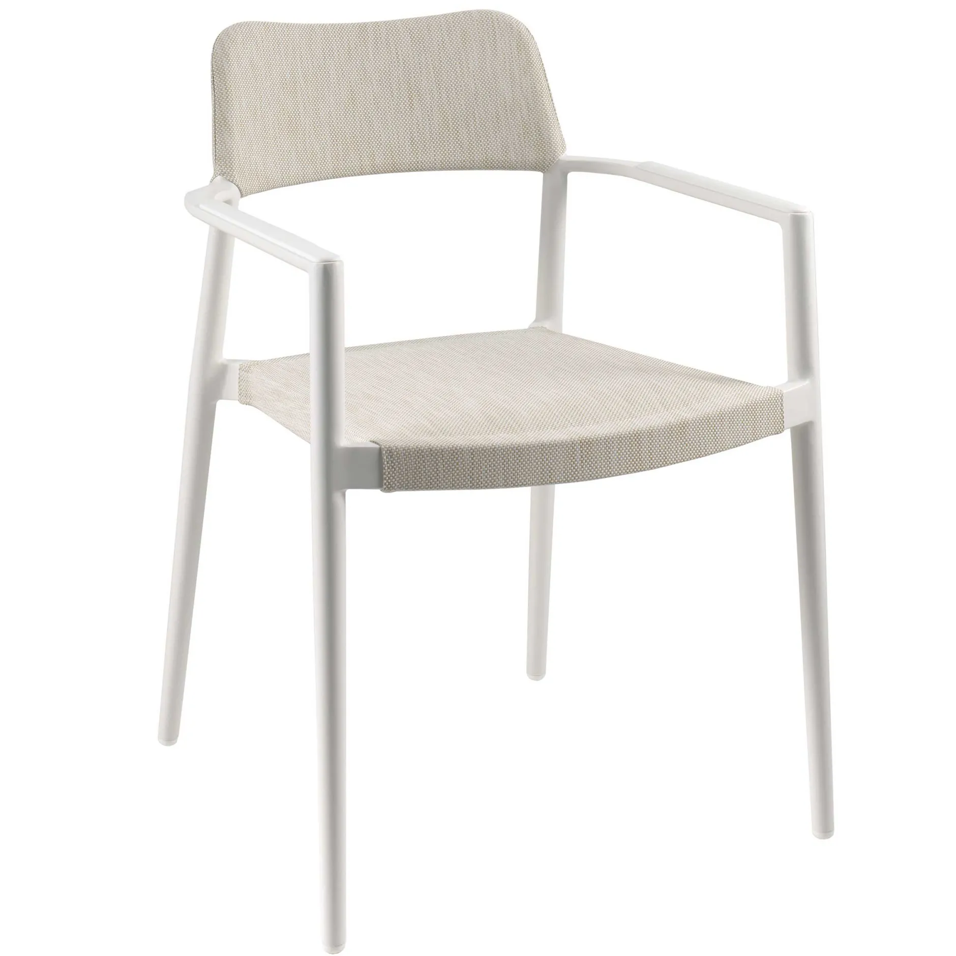 Gartenstuhl Pili Gescova - Aluminium Weiß - 60x58x85 cm - Weiß