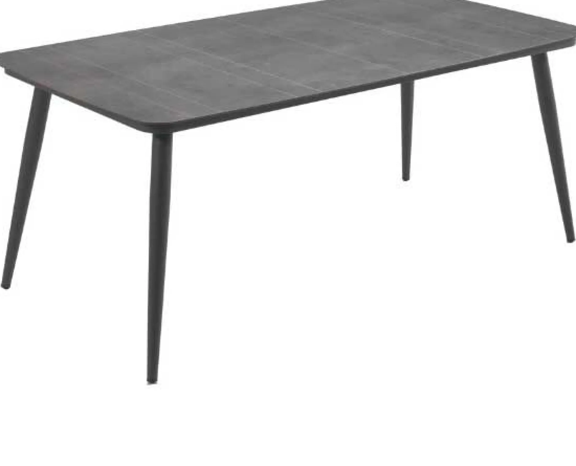 Gartentisch Basile Gescova - Aluminium & HPL - 100x200cm - Anthrazit