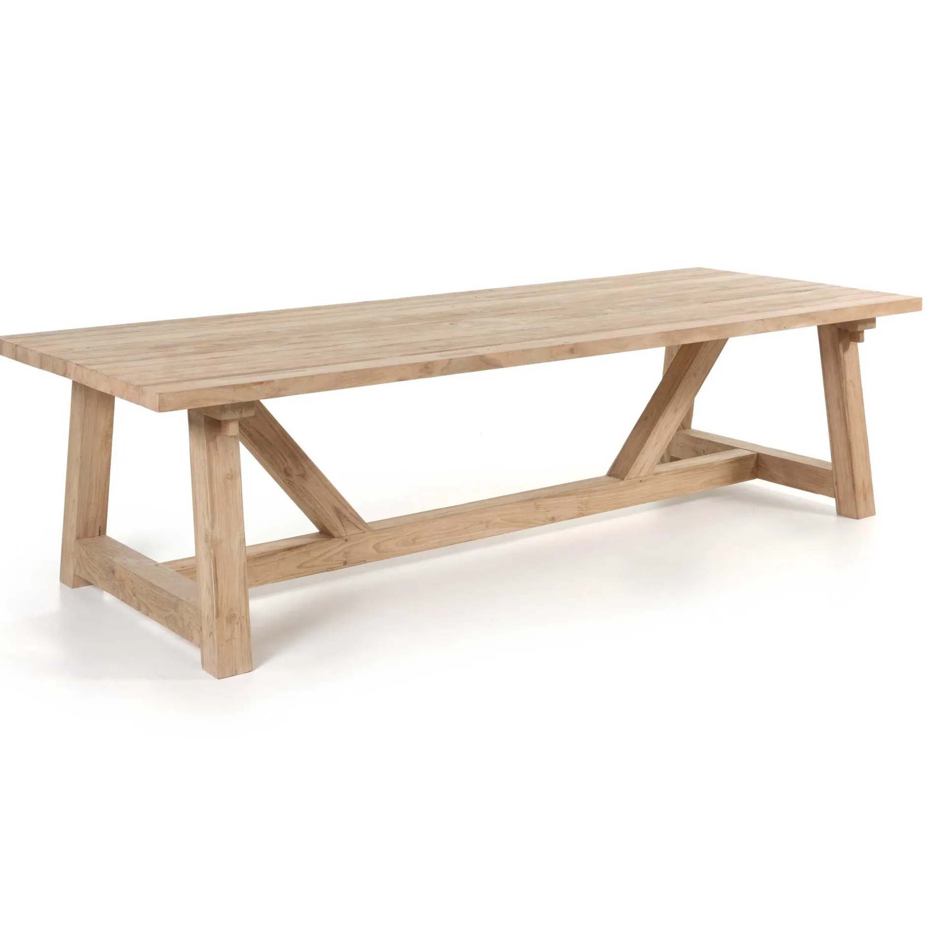 Gartentisch Broome Gescova - Massives Teakholz - 300x120x78 cm - Braun