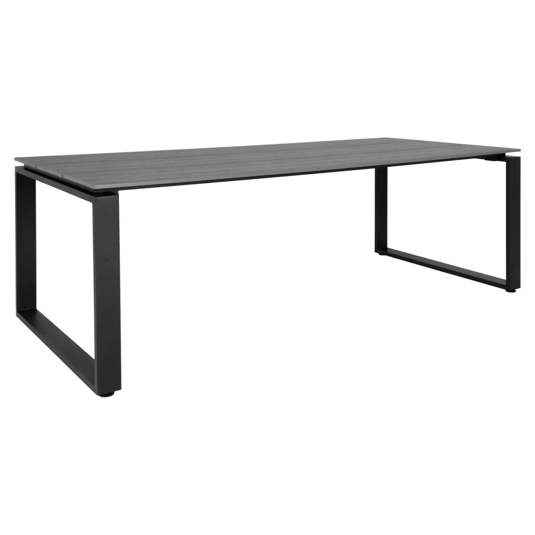 Gartentisch Denver - 210x100x75 cm - grau/schwarz