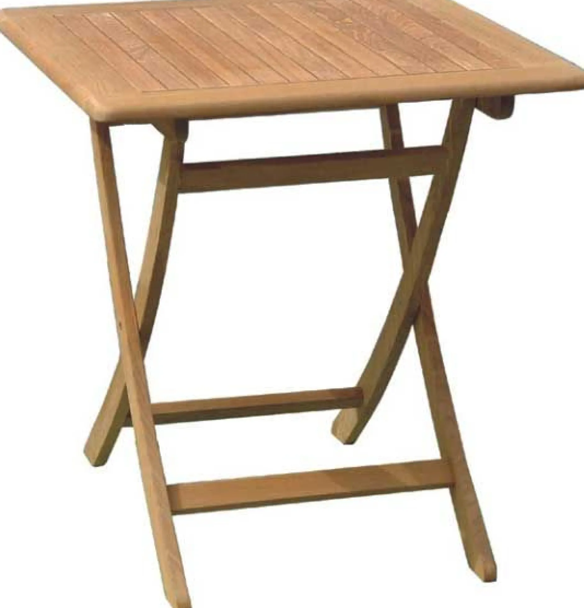 Gartentisch Dorset gescova - klappbar - 70x70x75 cm - Teakholz braun