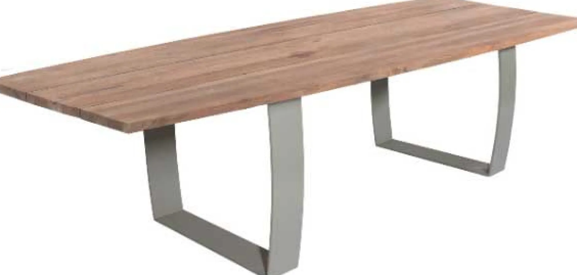 Gartentisch Fanny Gescova - Teakholz & Eisen - 300x115x75 cm - Braun