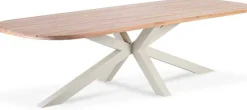 Gartentisch Feliz Gescova - Teakholz & Aluminium - 110x280x75cm - Beige