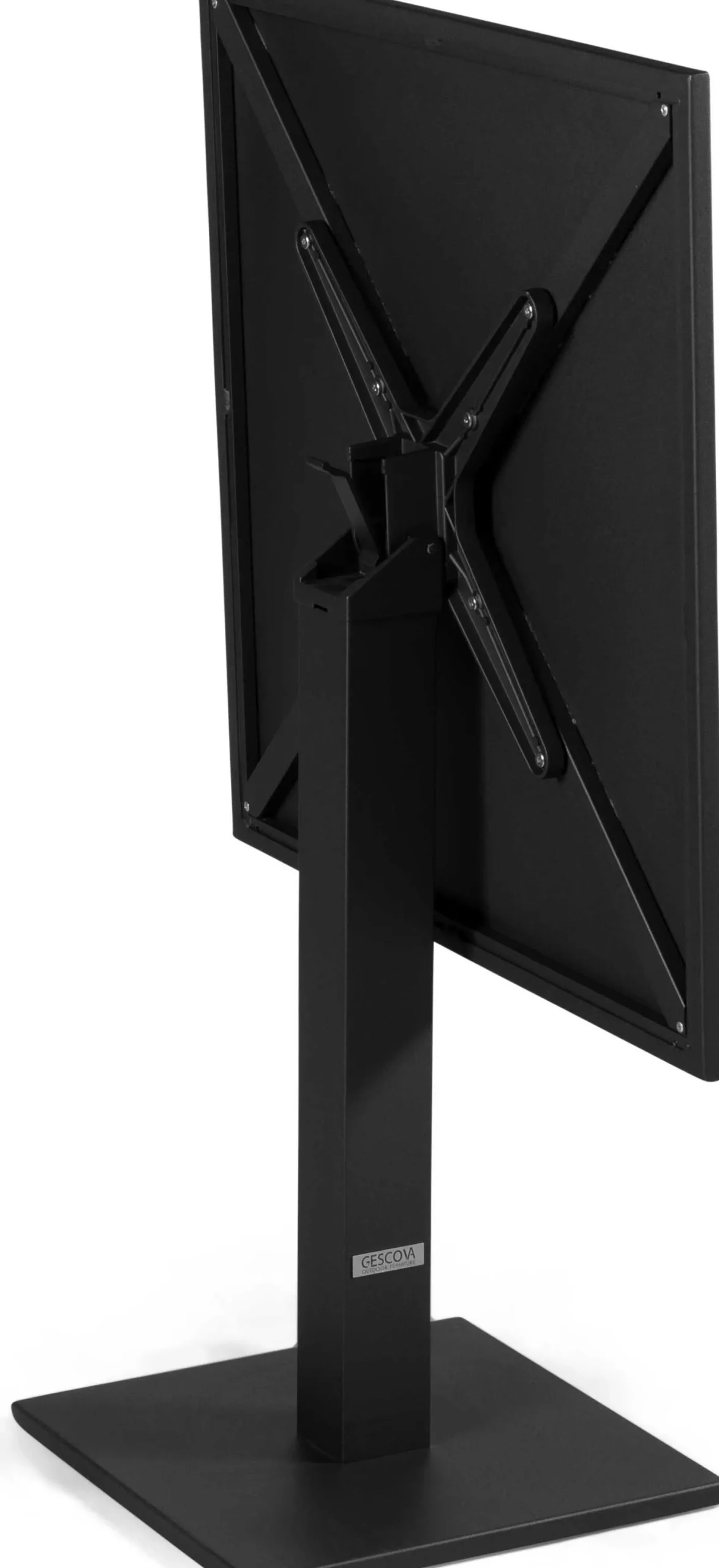 Gartentisch Fremantle Gescova - klappbar - 70x70x76cm - Aluminium Schwarz