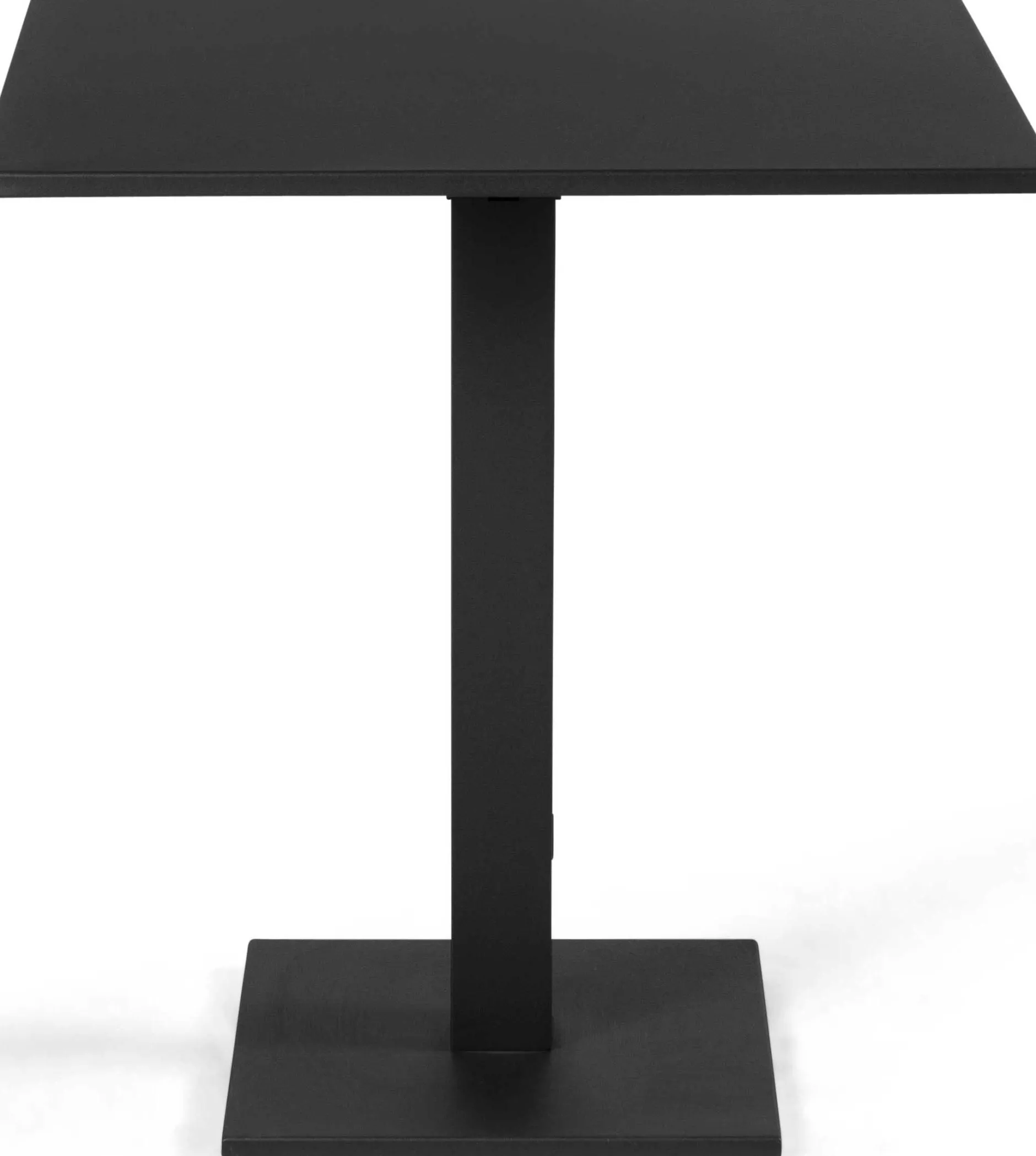 Gartentisch Fremantle Gescova - klappbar - 70x70x76cm - Aluminium Schwarz