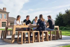 Gartentisch Iberica Gescova - Teakholz - 300x100 cm - Braun